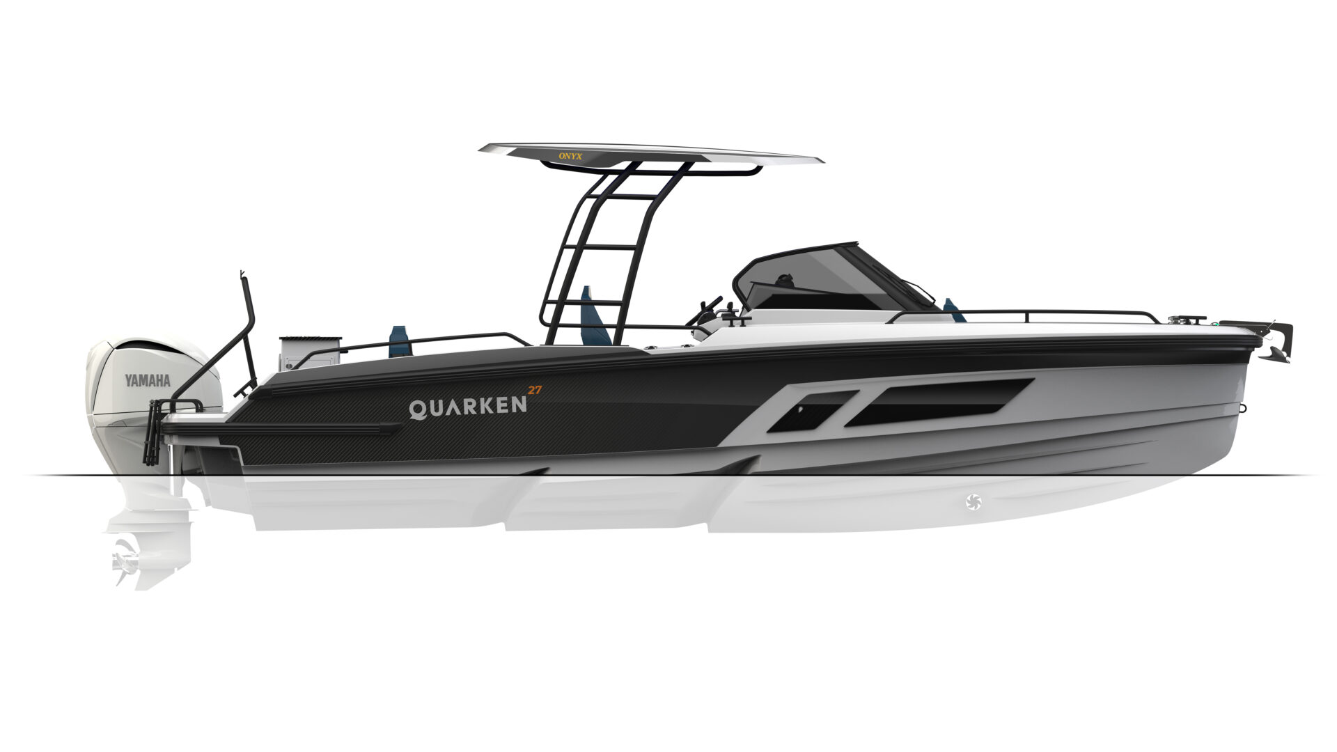 Quarken 27 T-Top V2 Onyx side profile